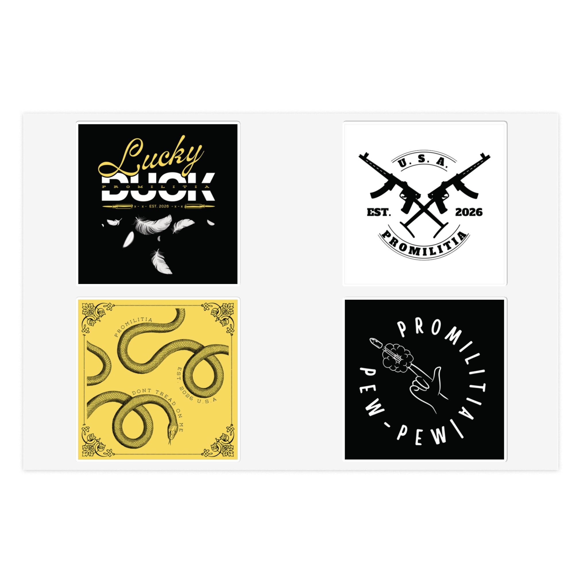 Promilitia Sticker Sheet