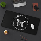 Peace Through Strength Desk Mat