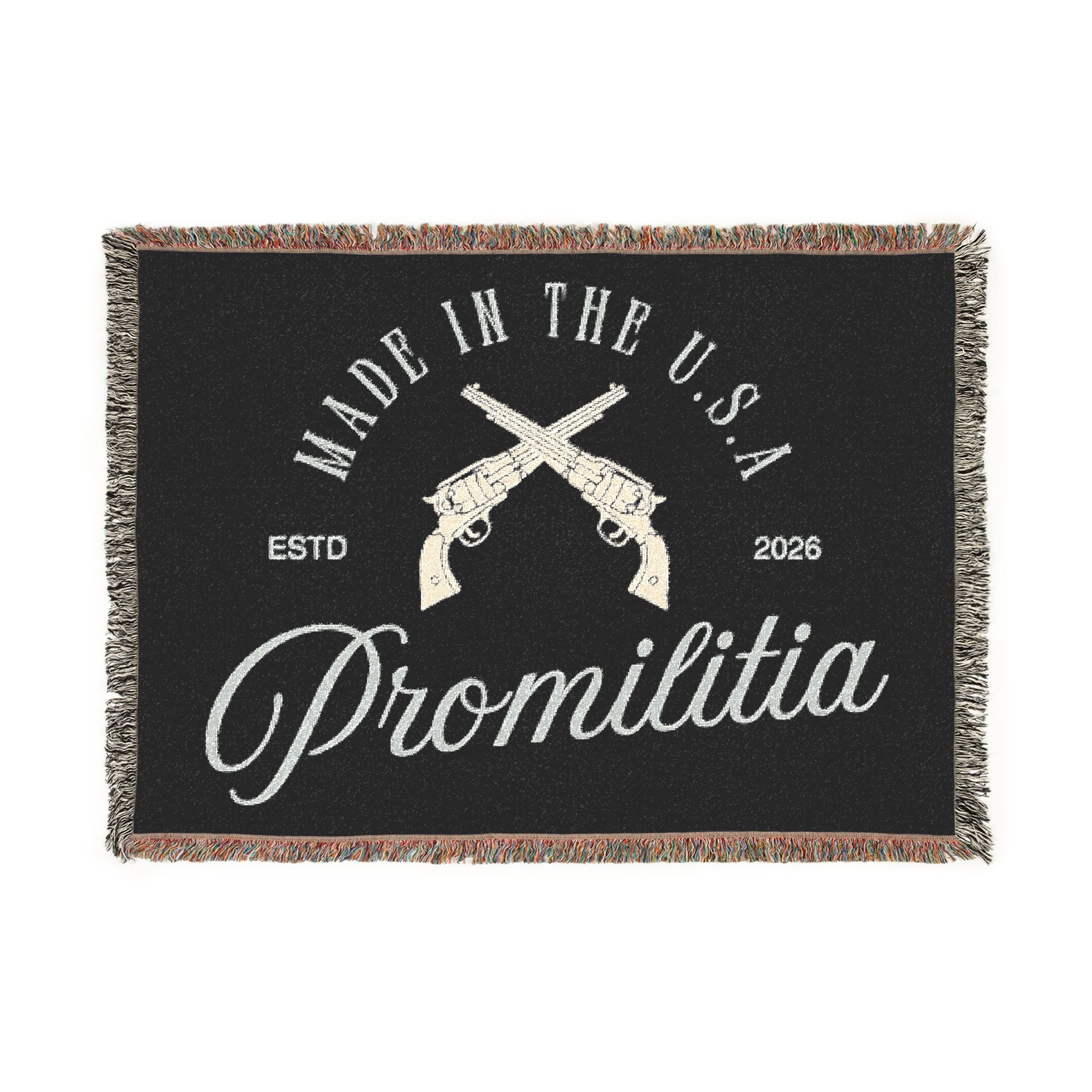 "I Have Two Guns..." Woven Blanket