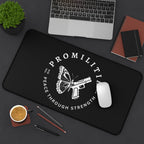 Peace Through Strength Desk Mat