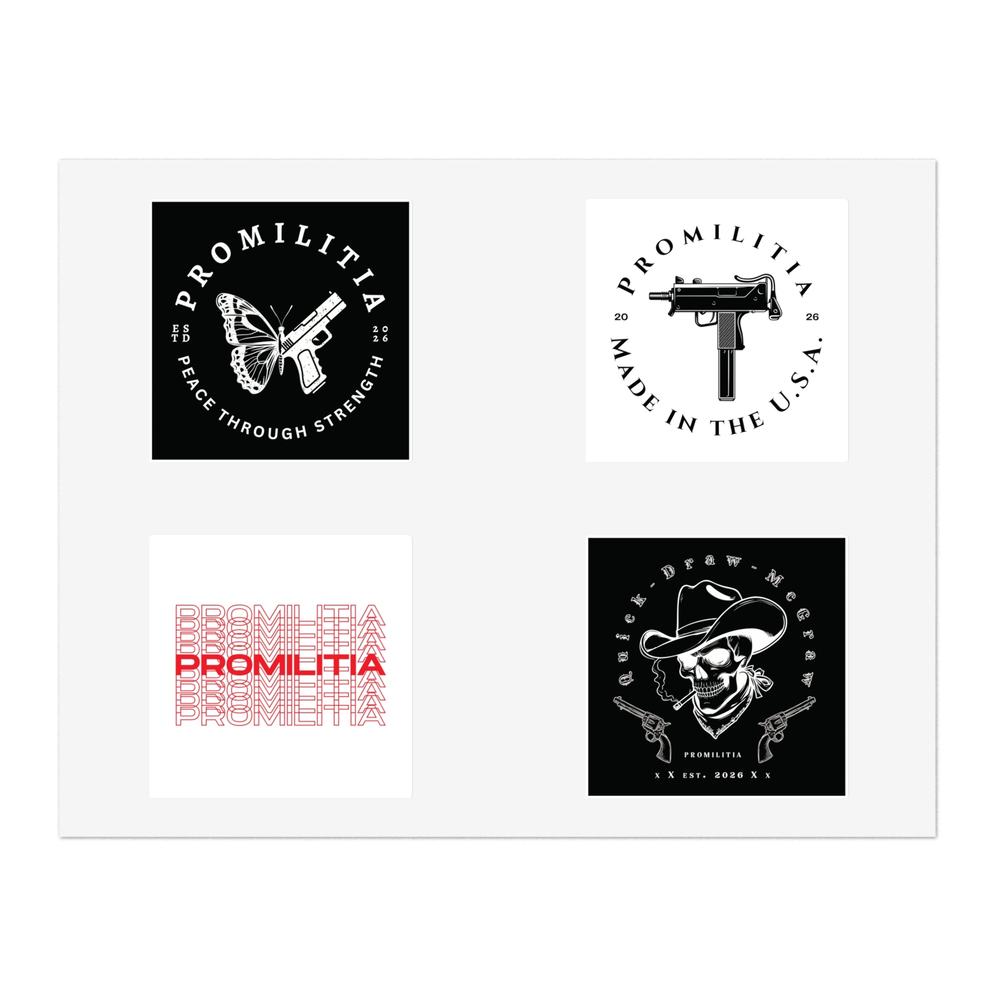 Promilitia Sticker Sheet