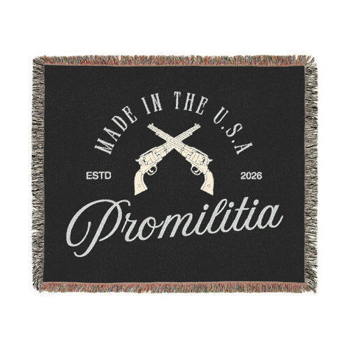 "I Have Two Guns..." Woven Blanket