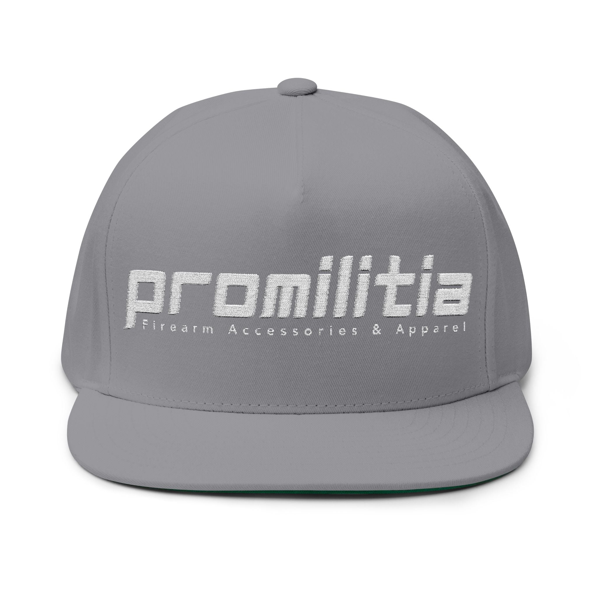 Promilitia Embroidered Flat Bill Snapback