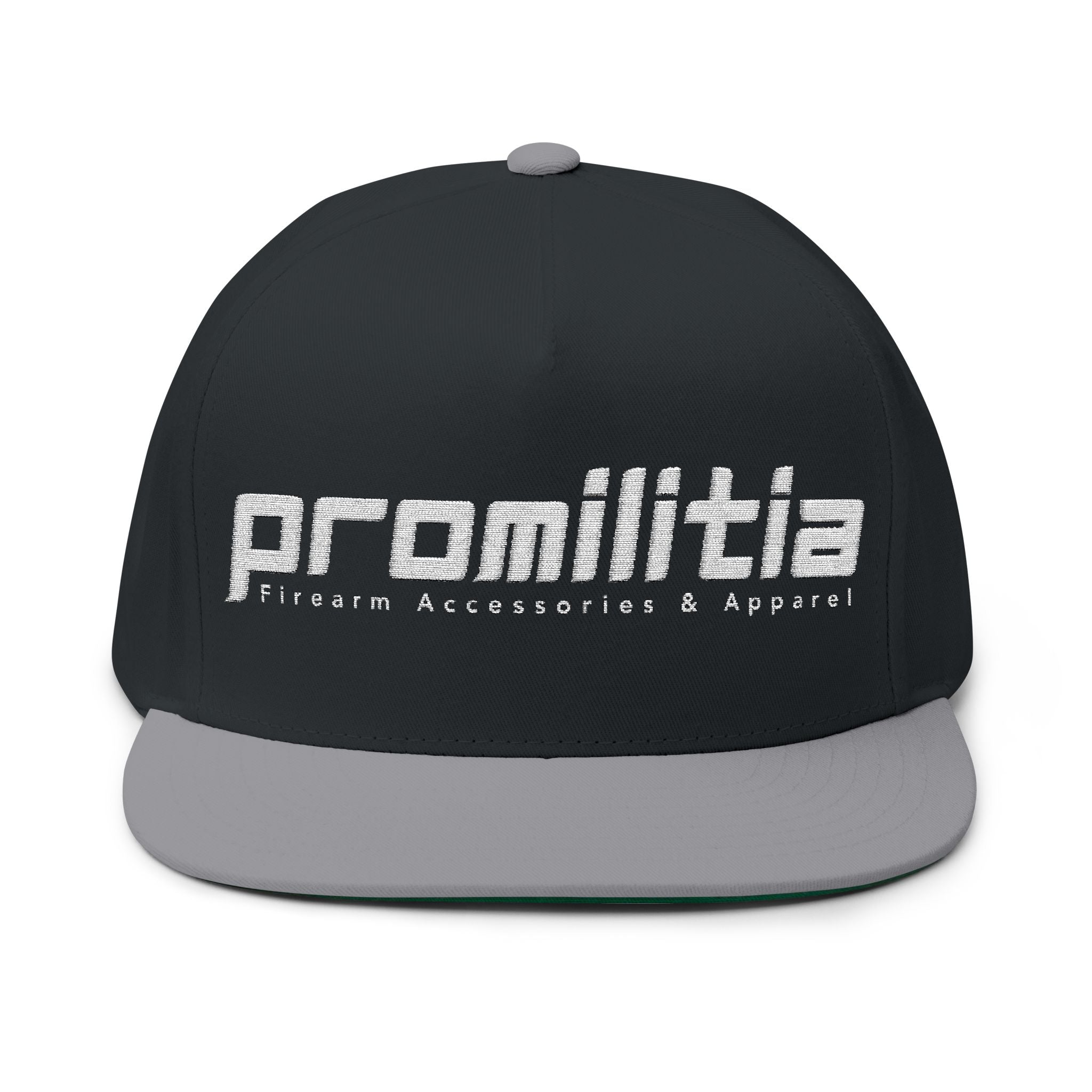 Promilitia Embroidered Flat Bill Snapback