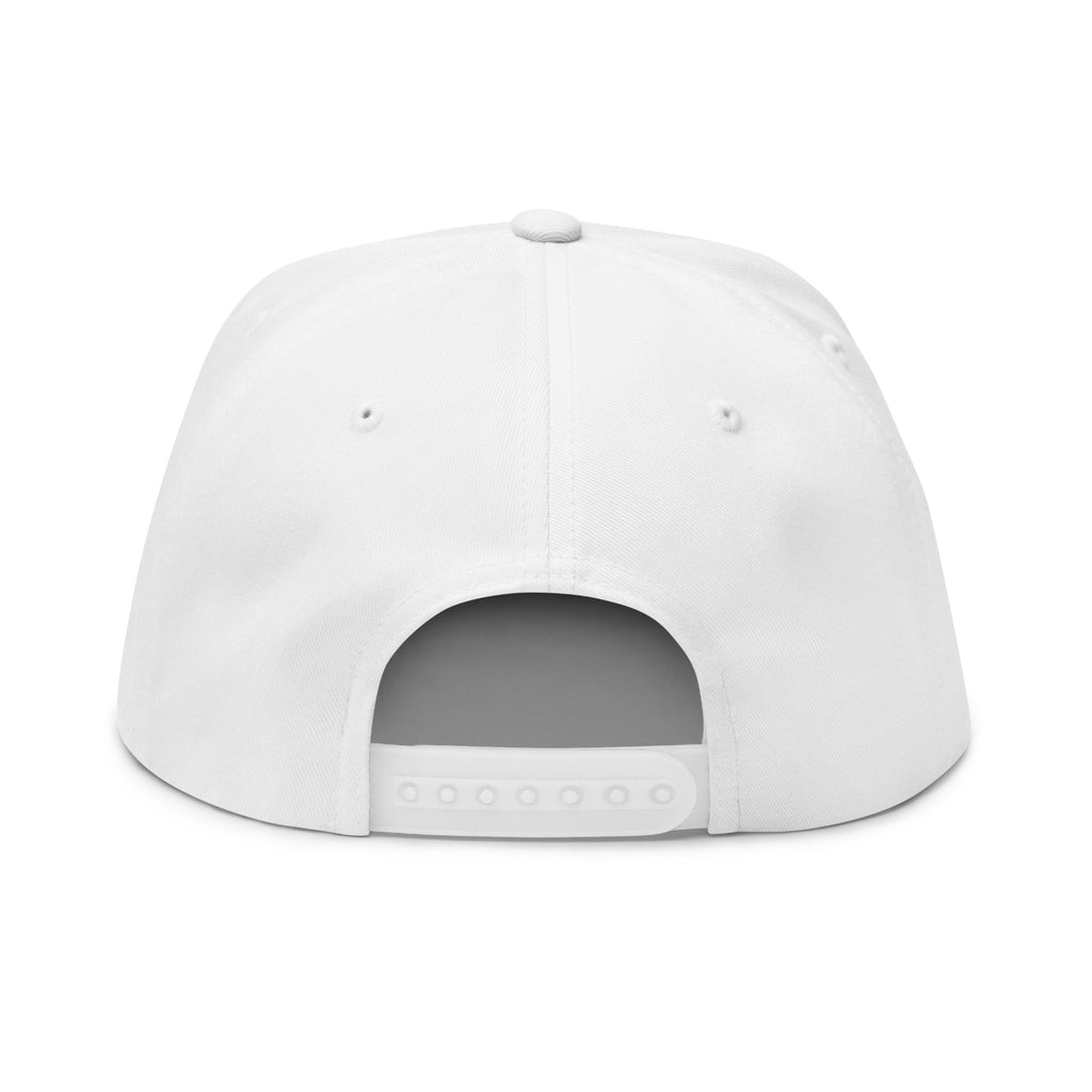 Double Vision Embroidered Flat Bill Snapback