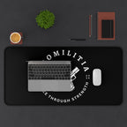 Peace Through Strength Desk Mat