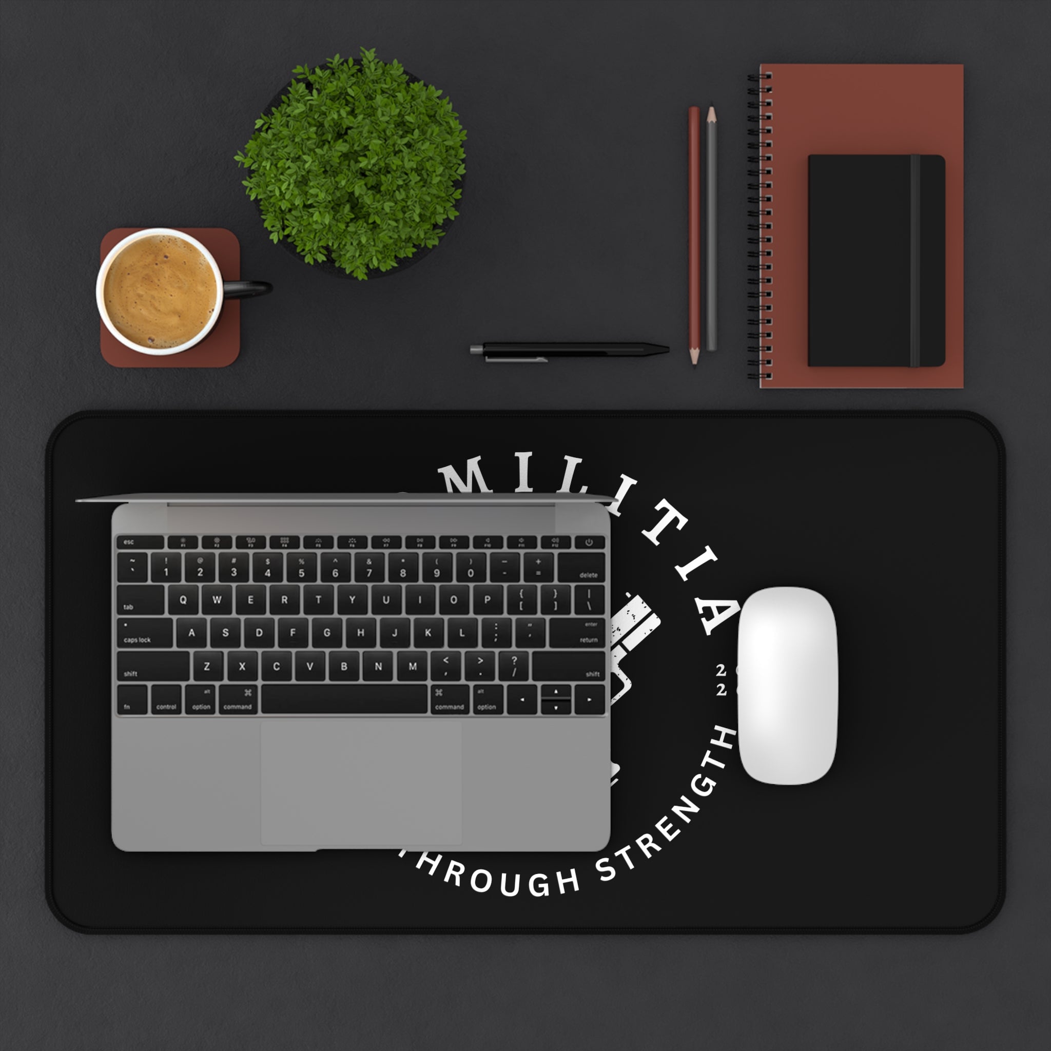 Peace Through Strength Desk Mat