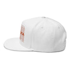 Double Vision Embroidered Flat Bill Snapback