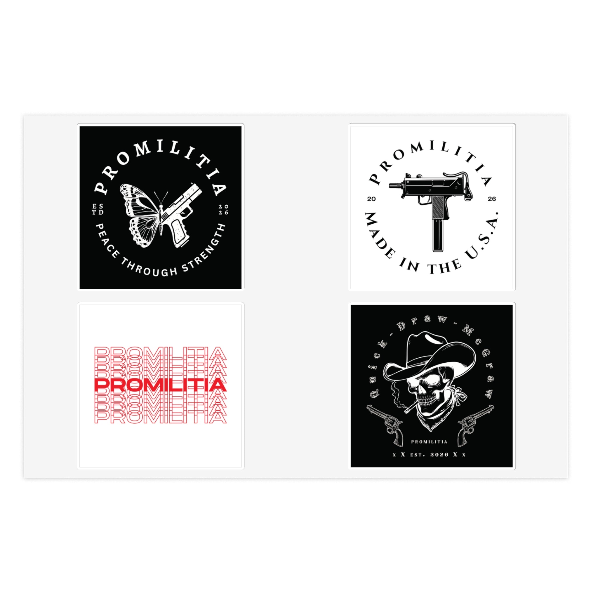 Promilitia Sticker Sheet