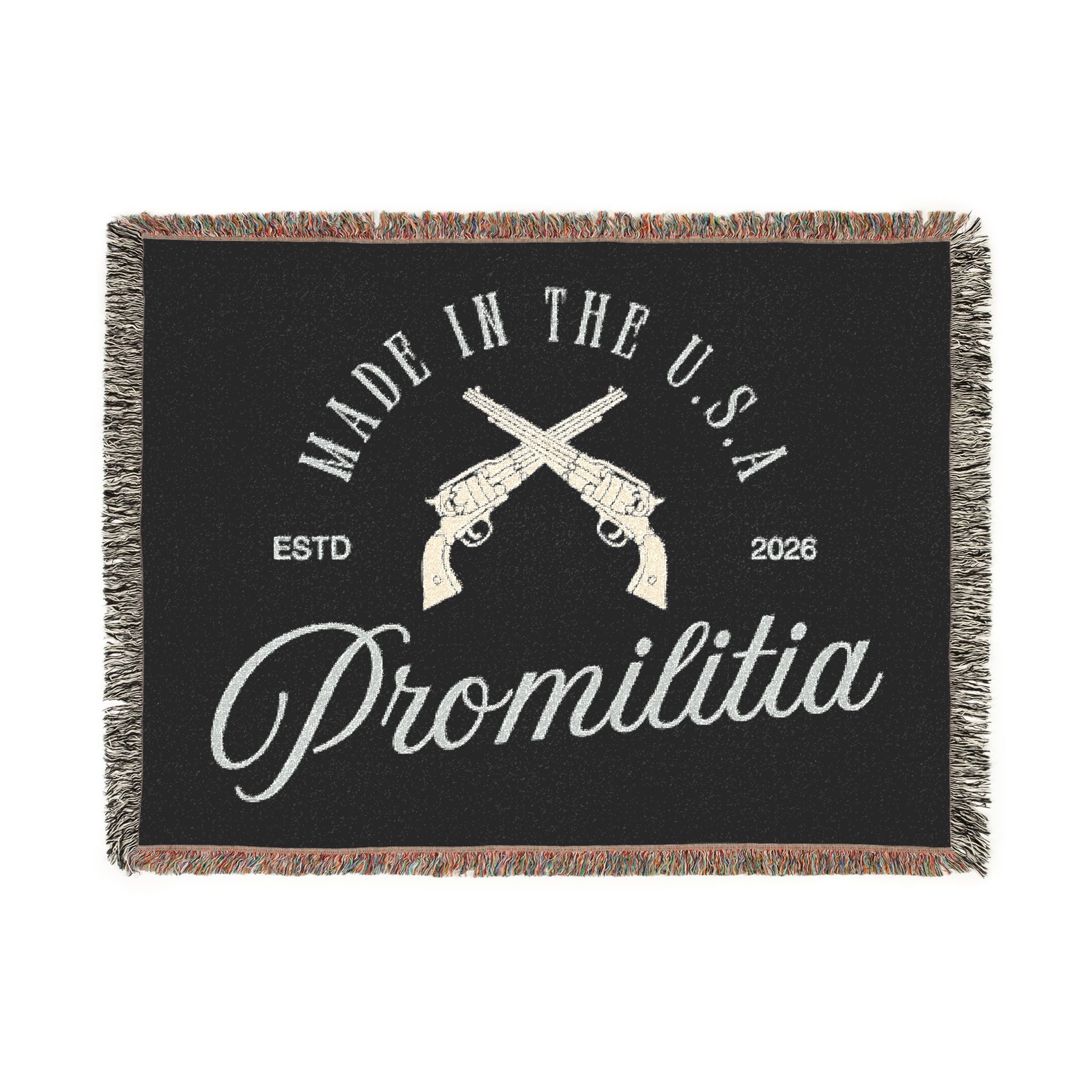 "I Have Two Guns..." Woven Blanket