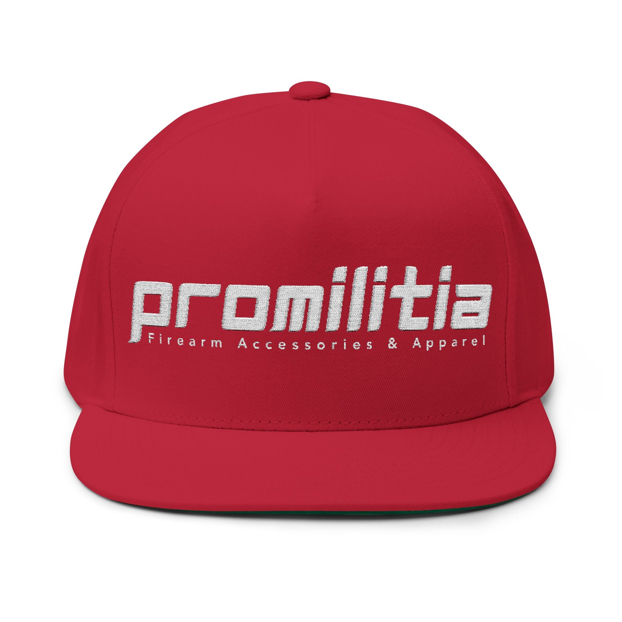 Promilitia Embroidered Flat Bill Snapback