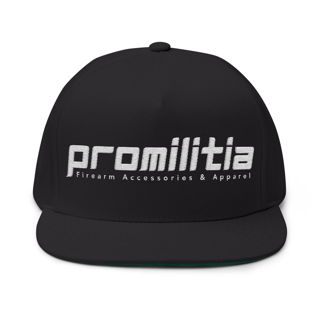 Promilitia Embroidered Flat Bill Snapback