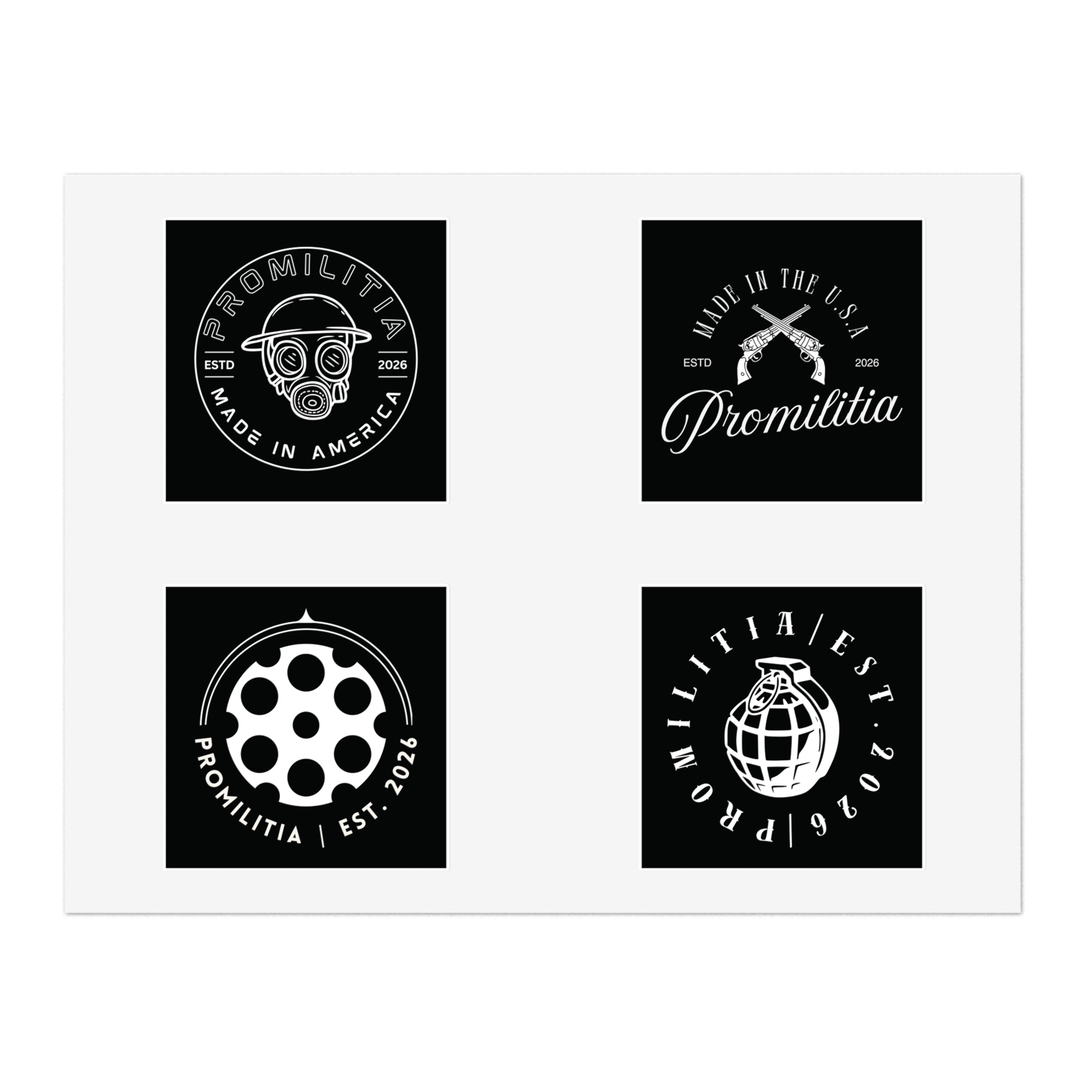 Promilitia Sticker Sheet